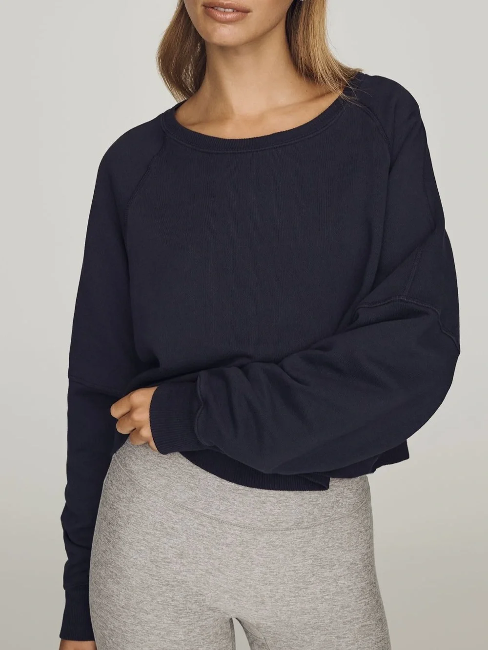 💗 ANTHROPOLOGIE DAILY PRACTICE OPEN BACK PULLOVER SWEATER SIZE L NEW 💗